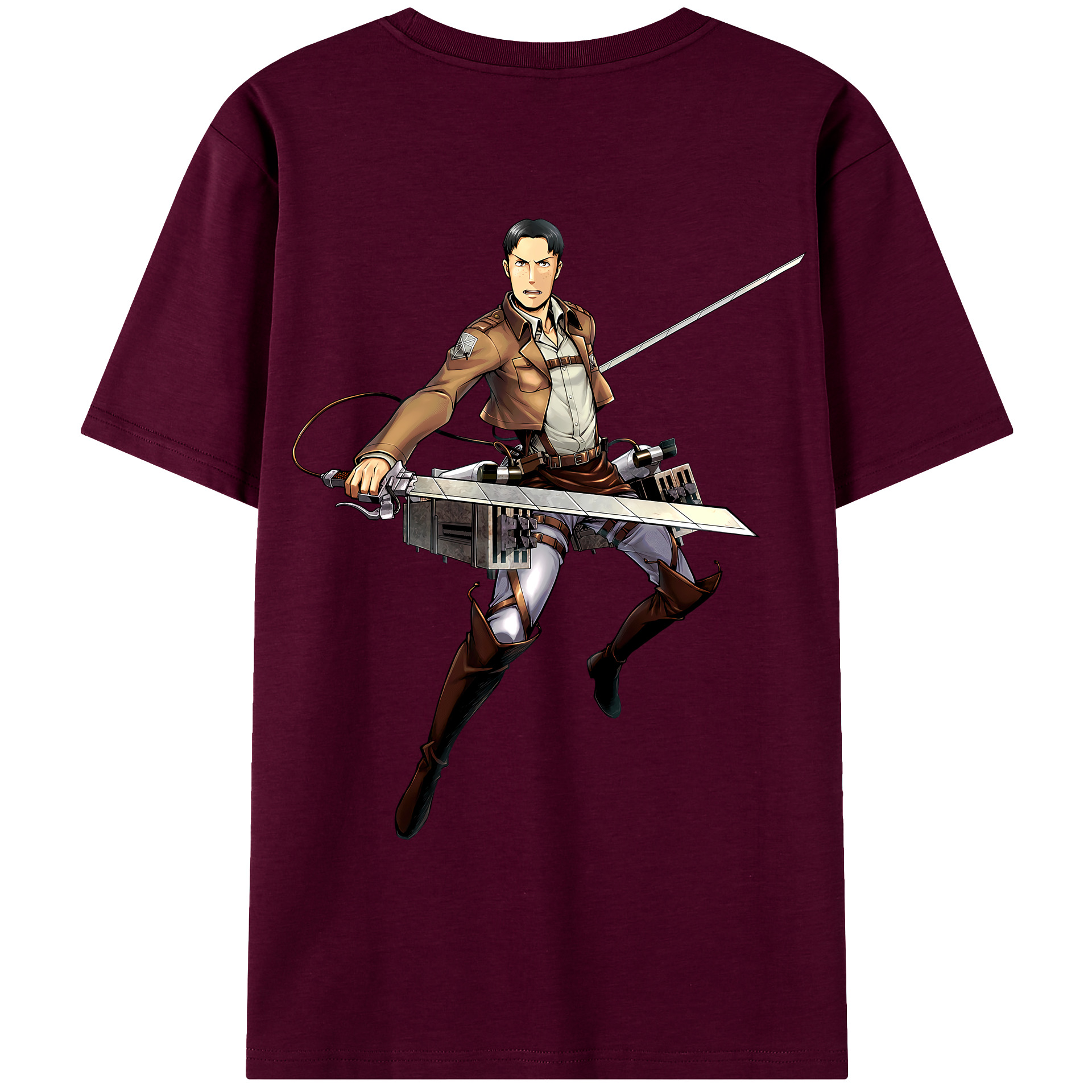 （画像用） 進撃の巨人 Attack on Titan レディース半袖Tシャツ(バックプリント)